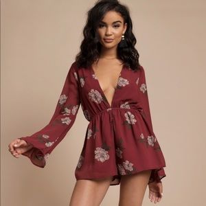 Tobi floral romper